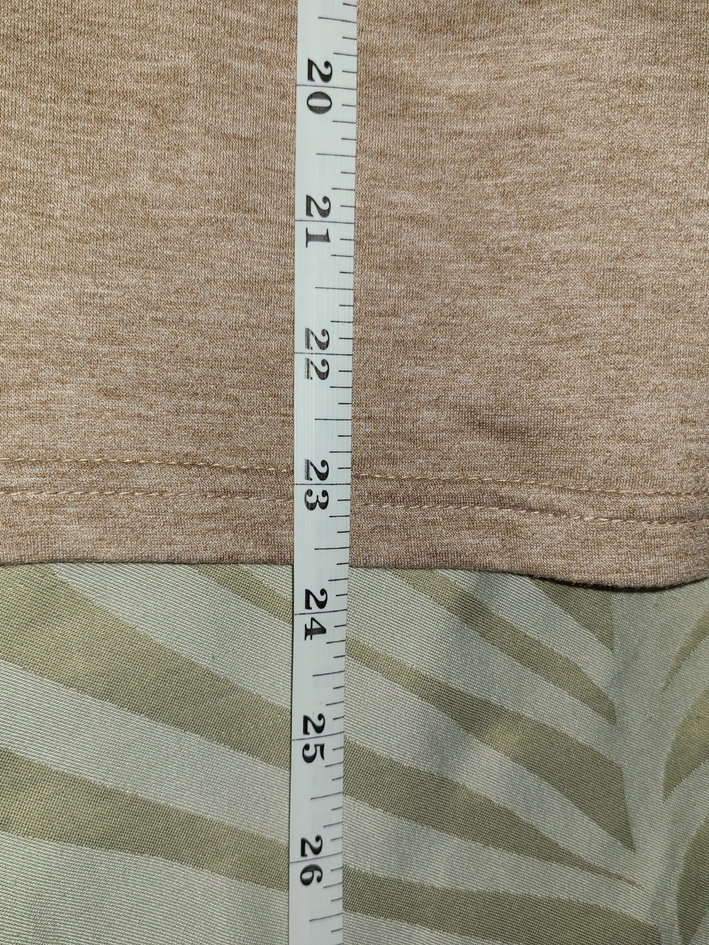 Relaxed Button-Shoulder Long Sleeve Top in Tan - Picture 5 of 9